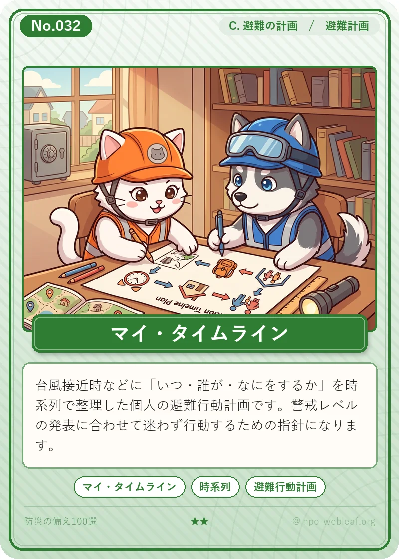 マイ・タイムラインの作成のイラスト
